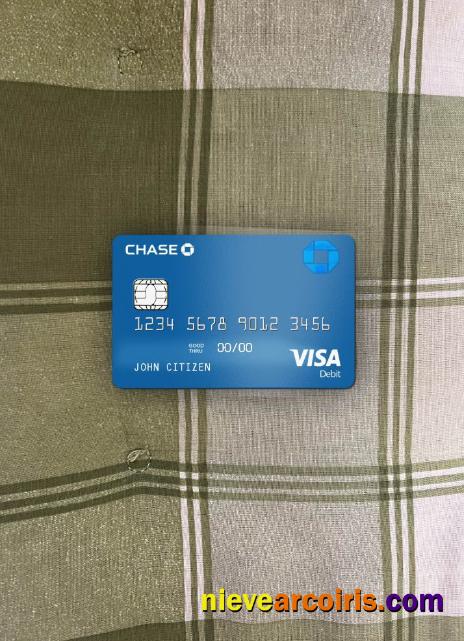 USA Chase bank Visa Debit Card photolook